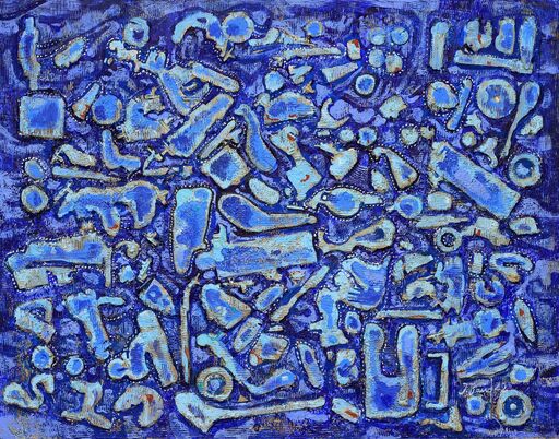 Iris BAND - Painting - Die blaue Stunde