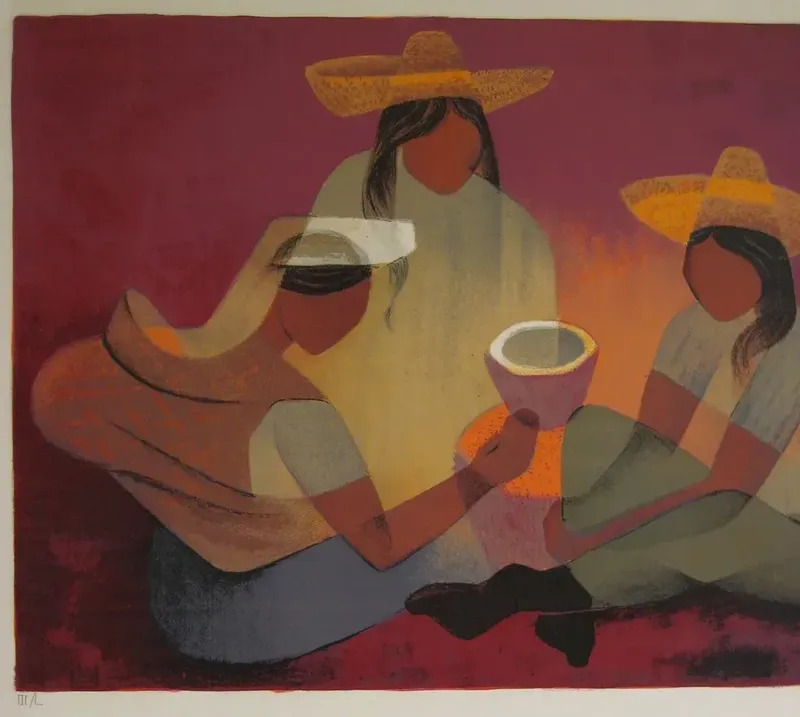 LITHOGRAPHIE SIGNÉE AU CRAYON NUM/L HANDSIGNED LITHOGRAPH by Louis