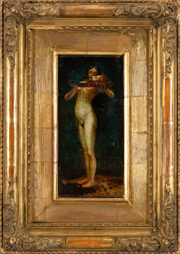 Stanislaw GROCHOLSKI - Gemälde - Salome with the Head of John the Baptist