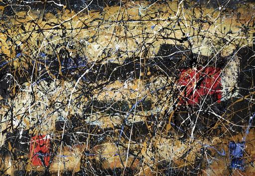 Jean-Jacques MARIE - Painting - Abstraction lyrique série A 551