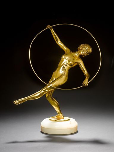 Fernand OUILLON- CARRÈRE - Skulptur Volumen - Dancing Girl