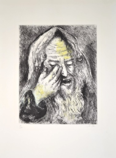Marc CHAGALL - Druckgrafik-Multiple - The suffering of Jeremiah - MCH103