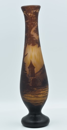 Johann LOETZ -  Grand Vase long col
