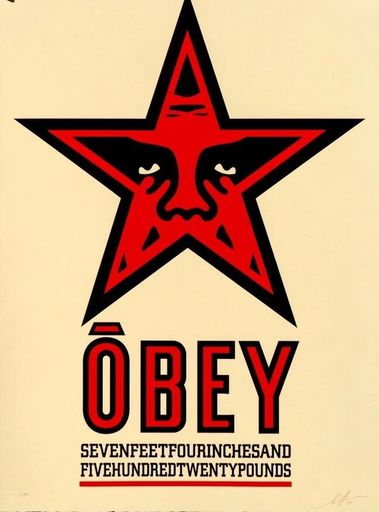 Shepard FAIREY - Grabado - Obey Star