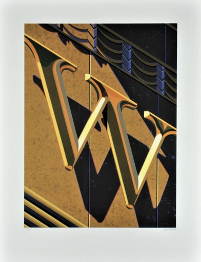 Robert COTTINGHAM - Stampa-Multiplo - The Letter W