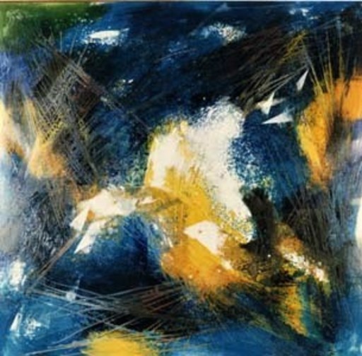 Michele ROCCOTELLI - Gemälde - Nel blu dipinto di blu