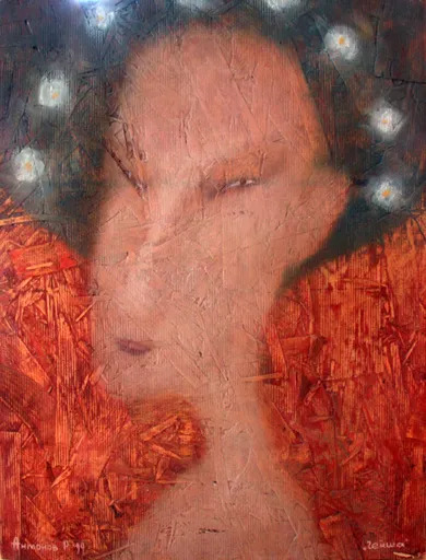 Roman ANTONOV - Painting - Geisha # 1