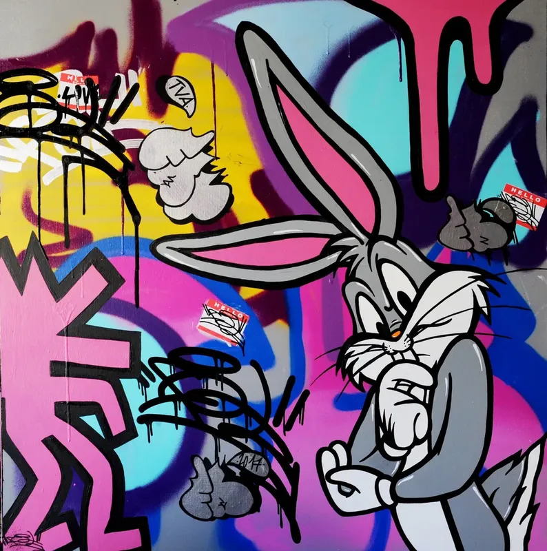 Bugs Bunny By Fat Buy Art Online Artprice
