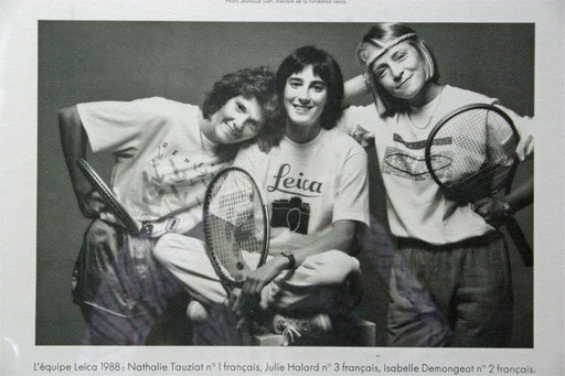 Jean-Loup SIEFF - Stampa-Multiplo - Equipe de Tennis LEICA 1988 Tauziat Halard Demongeot