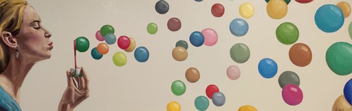 Roger HALL - Gemälde - Bubbles