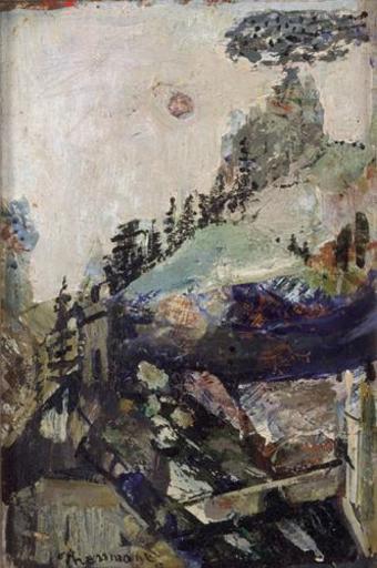 Joseph PRESSMANE - Gemälde - The Castle on the Hill