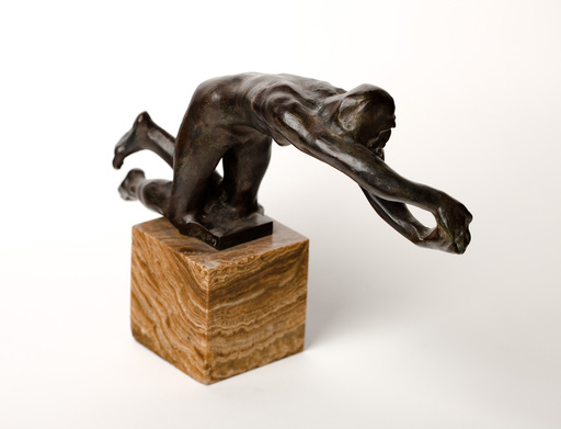 Auguste RODIN - Sculpture-Volume - Vieillard suppliant, version à genoux