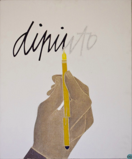 Emilio TADINI - 绘画 - Dipinto