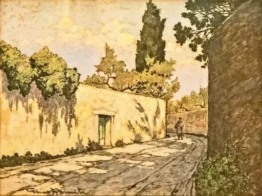 Gino ROMITI - Peinture - Paesaggio Toscano