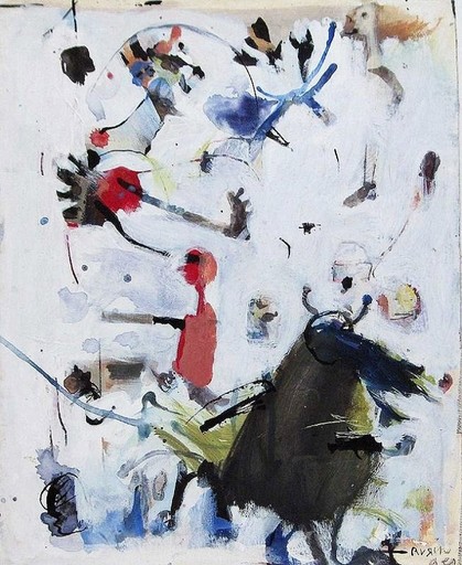 Hervé RINGER - Painting - « La monture » 