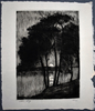 Lesser URY - Print-Multiple - Sunset at Grunewald Lake, from: Berlin Impressions