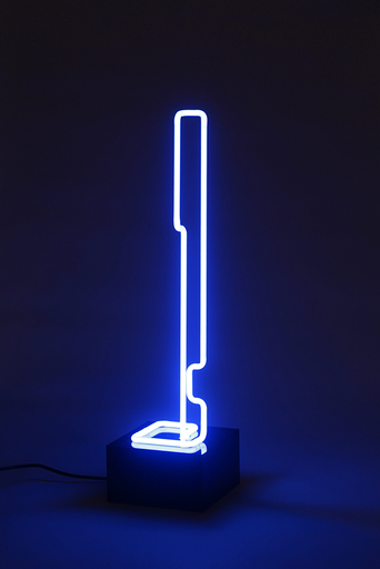 Geneviève CLAISSE - Escultura - sculpture lineaire plexi et neon