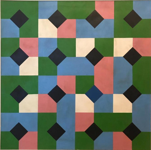 Bruno MUNARI - Pintura - Colori della curva di Peano