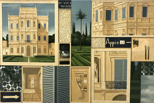 Eric PEYRET - Painting - Villa Doria Pamphili 01