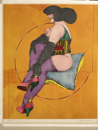 Richard LINDNER - Stampa-Multiplo - Circle and Pillow
