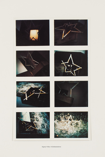 Sigmar POLKE - Print-Multiple - 8 Zollstocksterne,1970