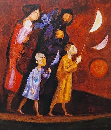 Trento LONGARETTI - Gemälde - Famiglia 