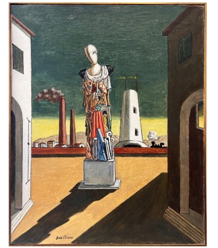 Giorgio DE CHIRICO - Peinture - Il grande metafisico 