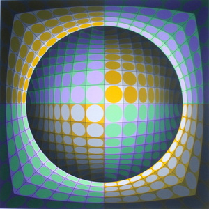 Victor VASARELY - Stampa-Multiplo - composition 5
