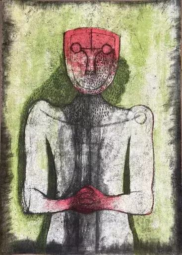 鲁菲诺•塔马约 - 版画 - Figura di donna