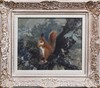 Hans BJÖRKLIND - 绘画 - The Squirrel in the Forest