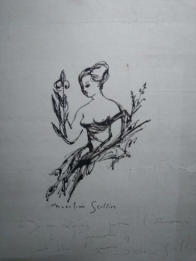 Madeleine SCELLIER - Zeichnung Aquarell - De l'amour 