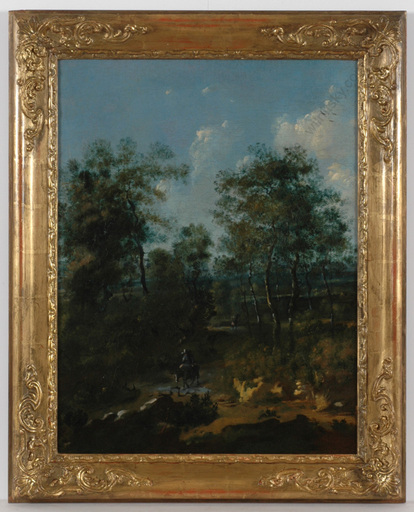 Pittura -  "Woodland scene"