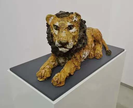 Stephan BALKENHOL - Escultura - Löwe (lion)