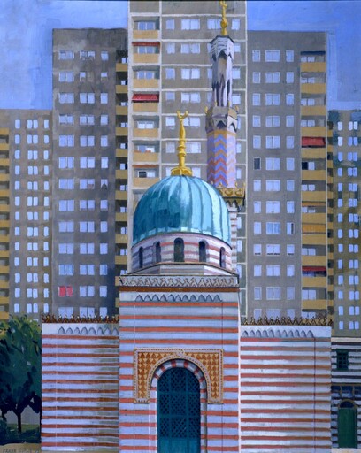 Frank SUPLIE - Painting - Potsdam, Dampfmaschinenhaus (Moschee)