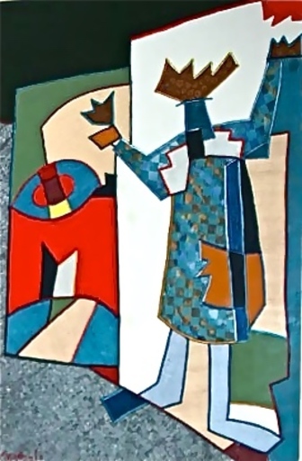 Ugo NESPOLO - Gemälde - Capataz