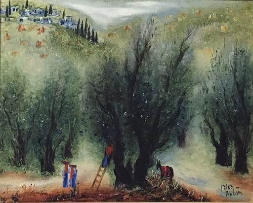 吕文•鲁宾 - 绘画 - Olive Trees