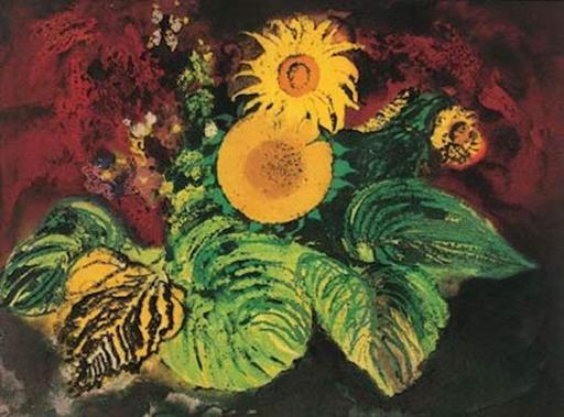 John PIPER - Stampa-Multiplo - Sunflowers