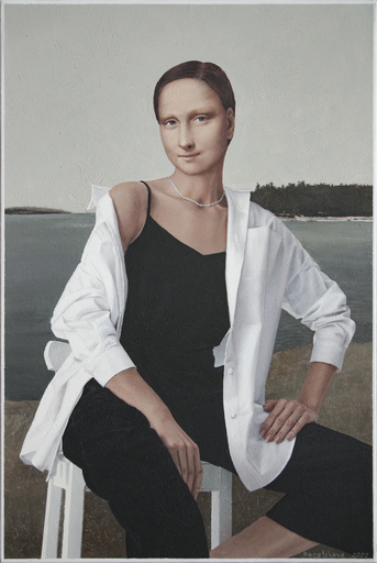 Nataliya BAGATSKAYA - Painting - Somewhere on the Banks of the Dnieper...