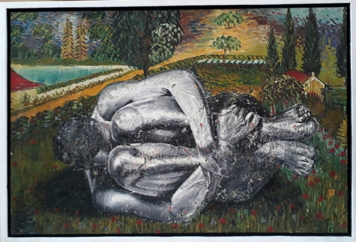 Jacob GILDOR - Pittura - Homage to Vincent