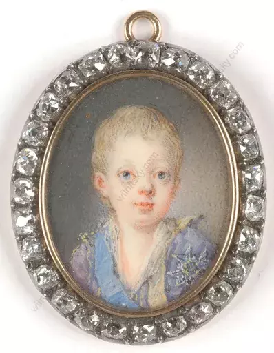 Cornelius HÖYER - Miniature - "Gustav IV Adolph of Sweden", 1783