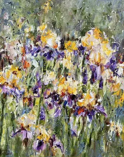 Diana MALIVANI - Painting - Iris