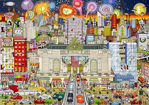 チャールズ・ファジーノ - 版画 - New York Grand celebration