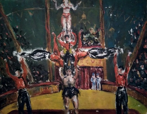 Elena DES BRUNAIS - Painting - Cirque