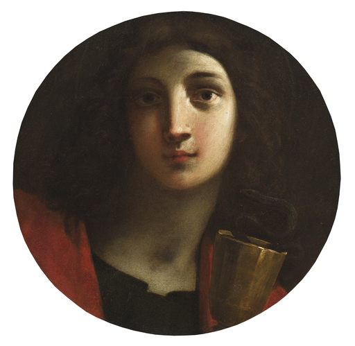 Giacomo CAVEDONE - Pintura - San Giovanni Evangelista