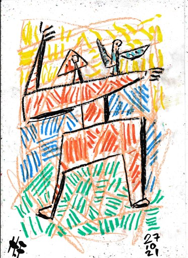 Harry BARTLETT FENNEY - Drawing-Watercolor - le pigeonier 3 (26 10 21)