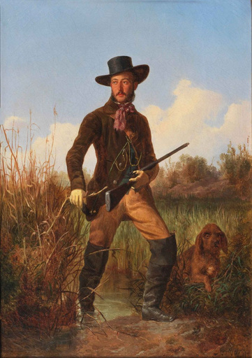 Filippo PALIZZI - Gemälde - Il principe di Fondi a caccia