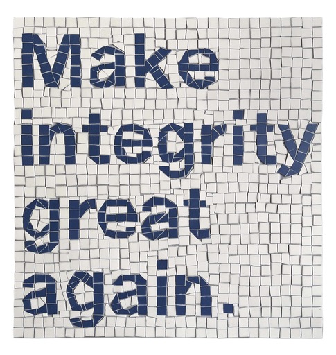 Josh ROWELL - Painting - Make integrity great again