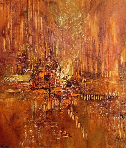 Diana MALIVANI - Gemälde - The Sun of India