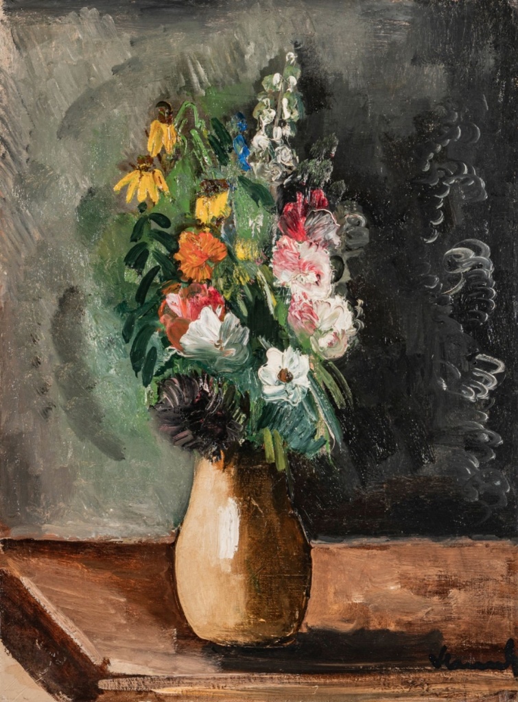 Agenda artistique... Maurice-DE-VLAMINCK-Fleurs-dans-un-vase-1648122222