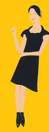 Alex KATZ - Print-Multiple - Black Dress - Carmen